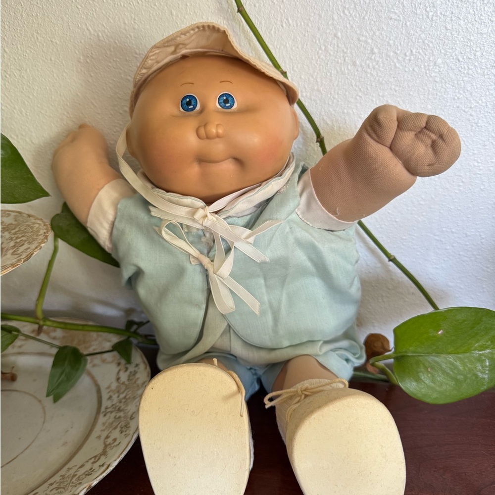 Doll with Blue Outfit